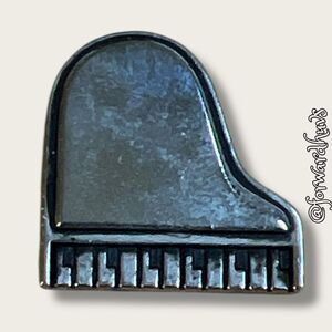 Bundle Sale 3 for $15 | Piano Lapel Pin with Butterfly Clip Backing